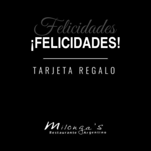Tarjeta Regalo: Felicidades