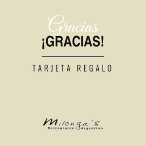 Tarjeta Regalo: Gracias