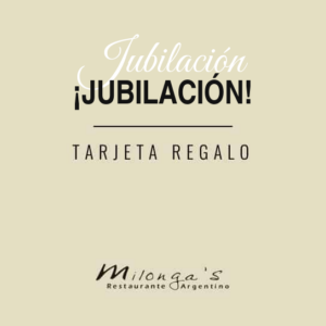 Tarjeta Regalo: Jubilación
