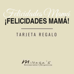 Tarjeta Regalo: Felicidades mamá