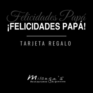 Tarjeta Regalo: Felicidades papá